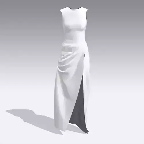 DRAPE dress on mannequin