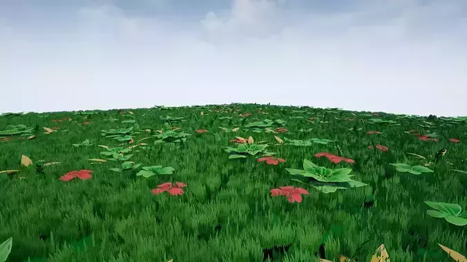 Collection Stylized Plants - Game Ready