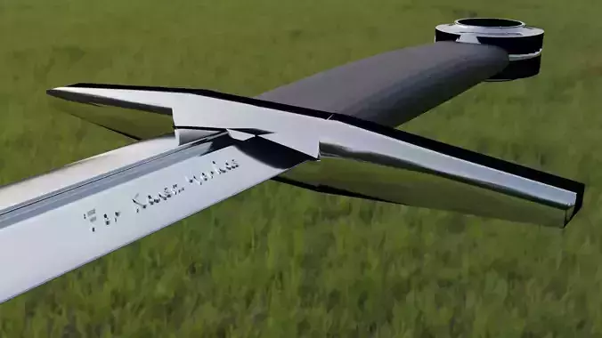 Dagger sword in grass