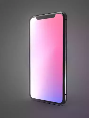 iPhone11 iphone x with gradient