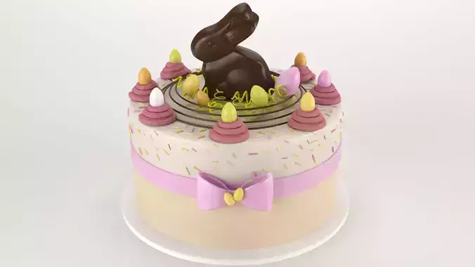  Easter cake 3D Model 3D model