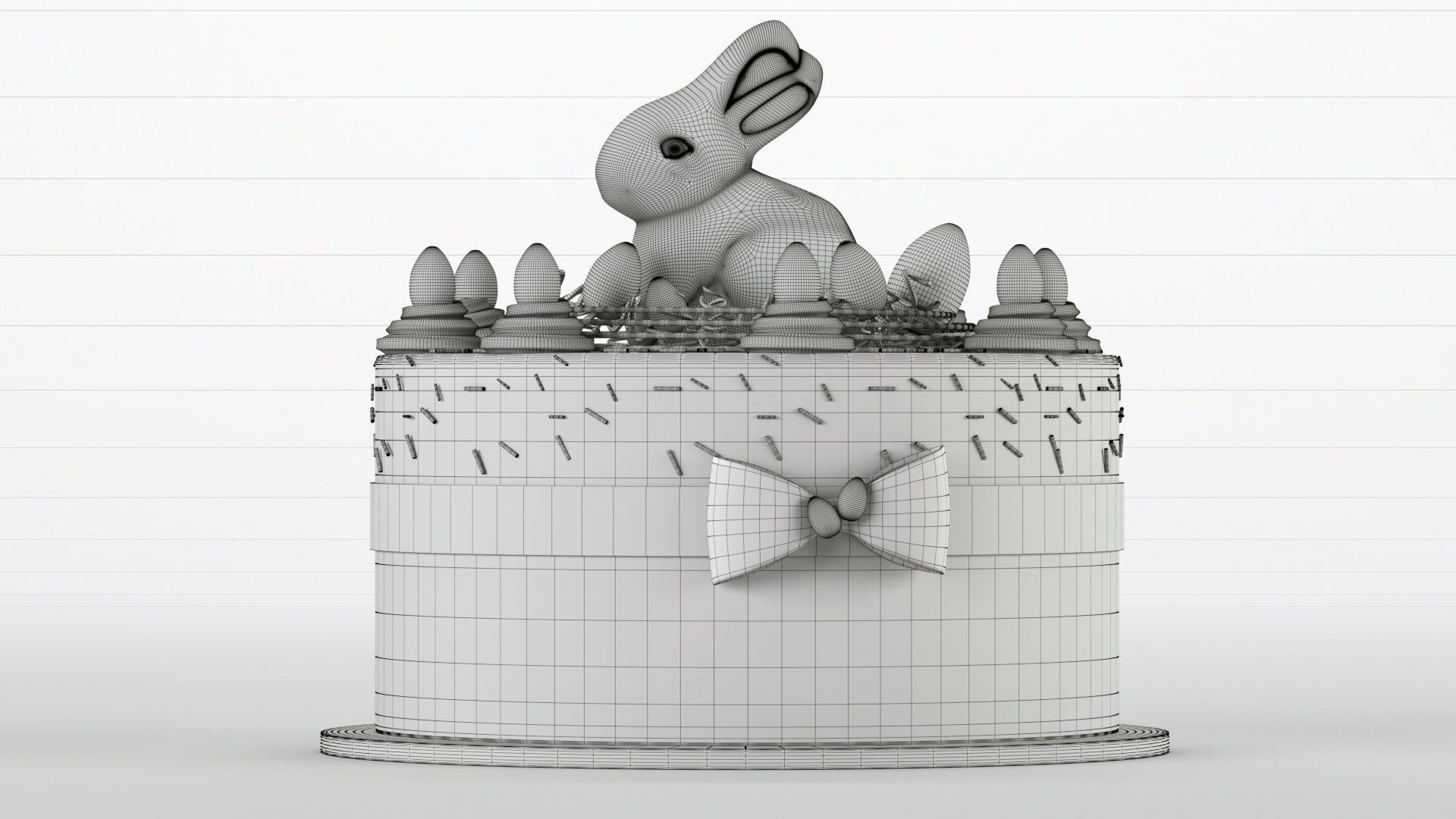  Easter cake 3D Model 3D model_6