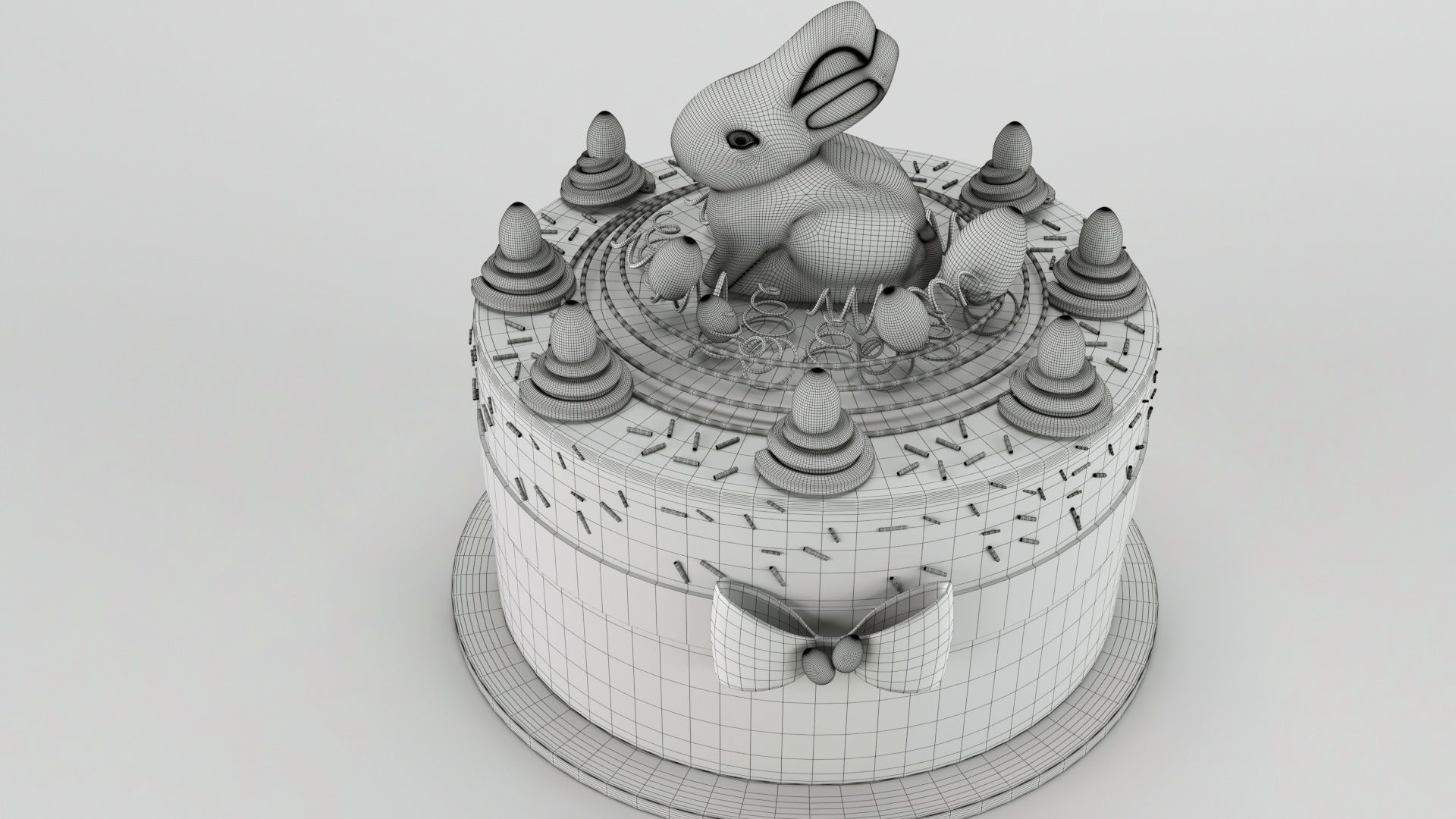  Easter cake 3D Model 3D model_7