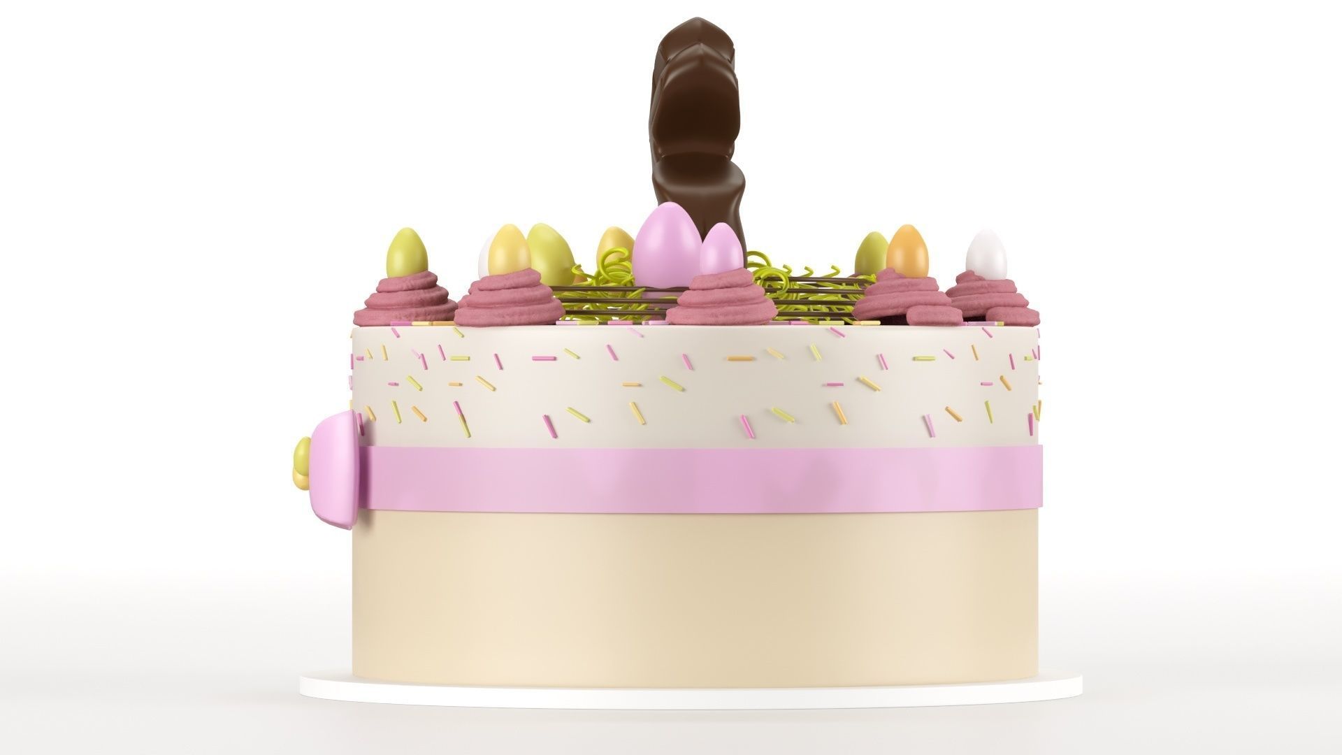  Easter cake 3D Model 3D model_4