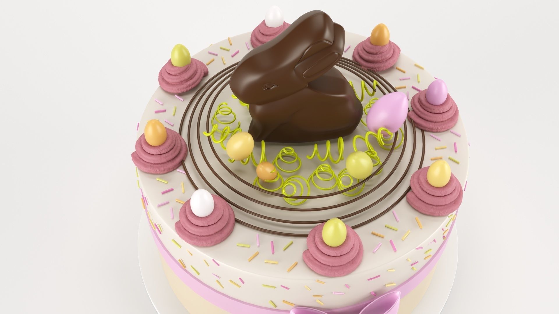  Easter cake 3D Model 3D model_5