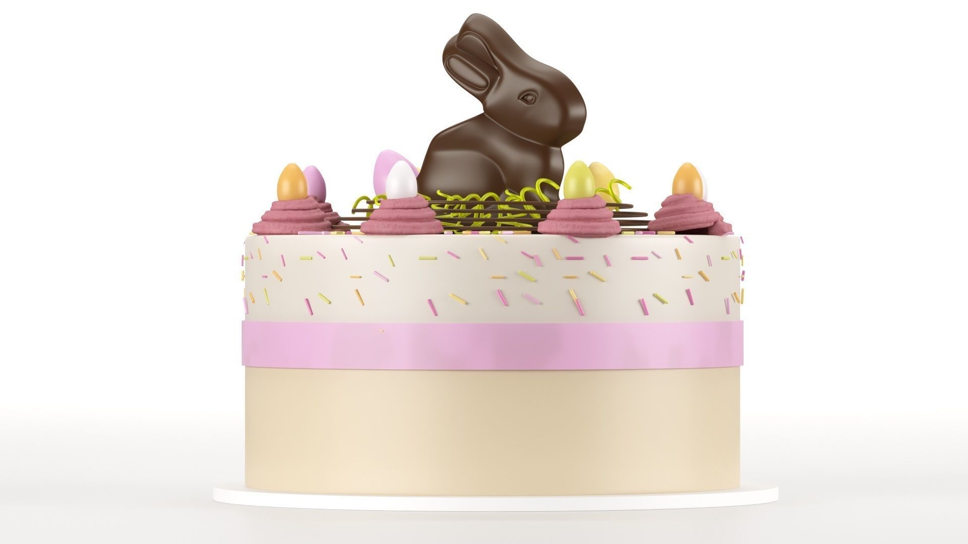  Easter cake 3D Model 3D model_3