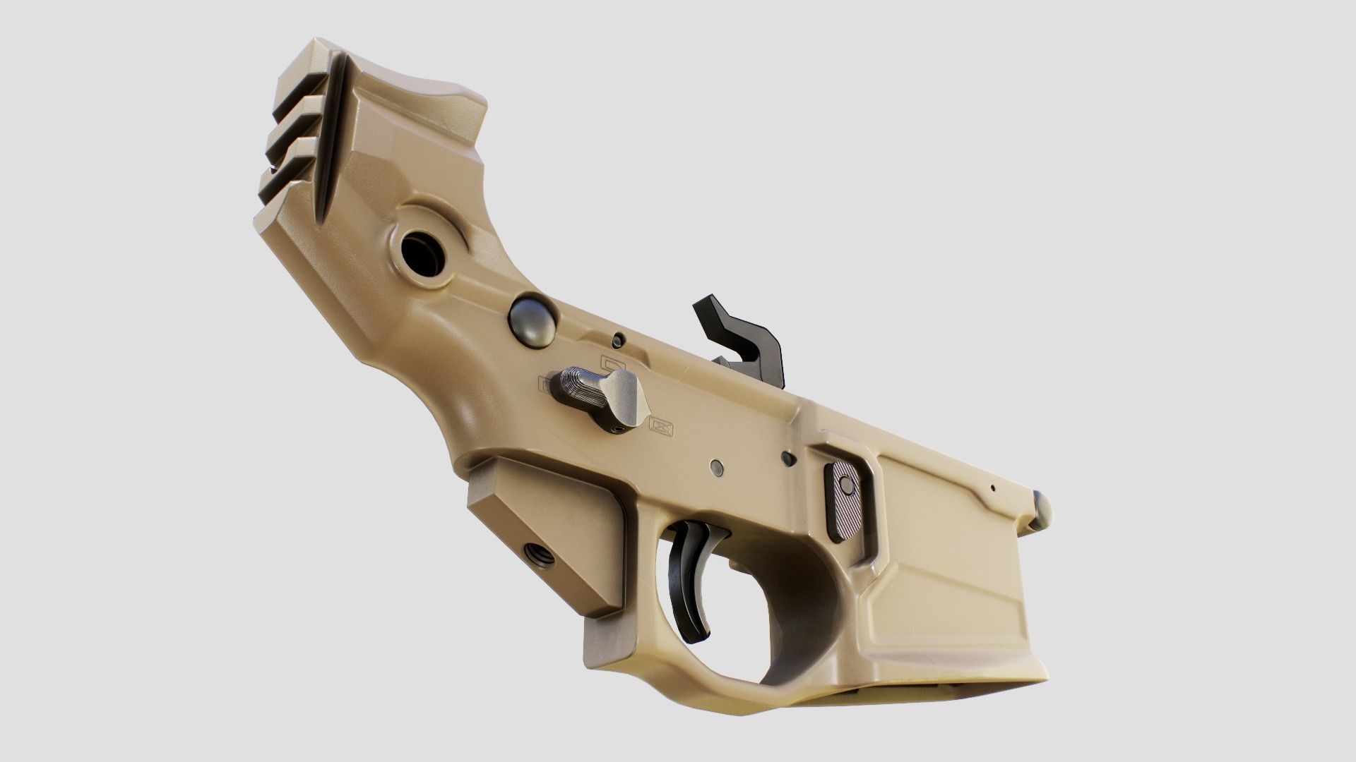 Sig Sauer MCX Rattler PDW Rifle Low-poly 3D model_39