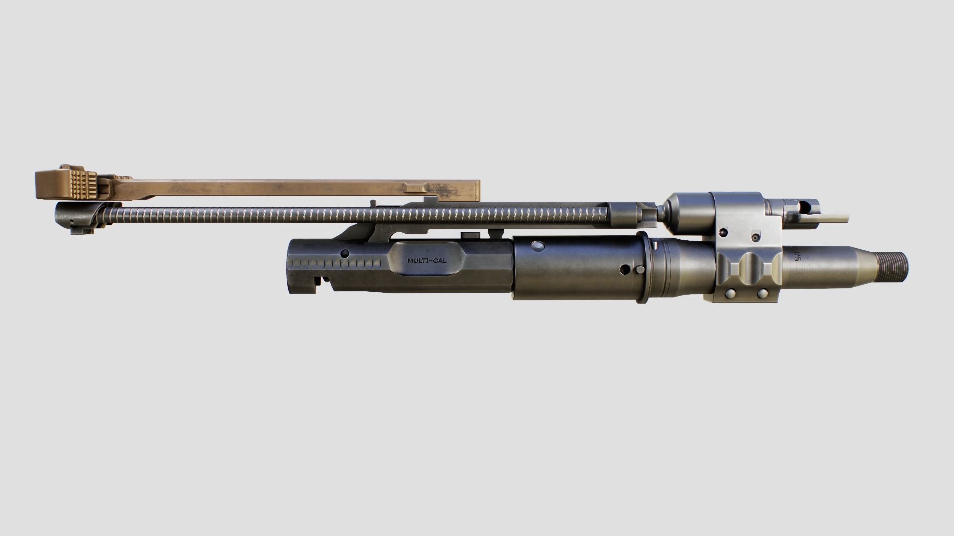 Sig Sauer MCX Rattler PDW Rifle Low-poly 3D model_47