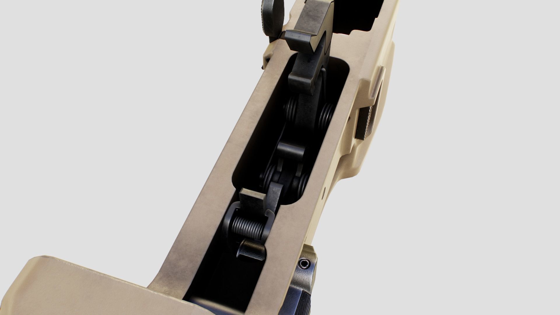 Sig Sauer MCX Rattler PDW Rifle Low-poly 3D model_40