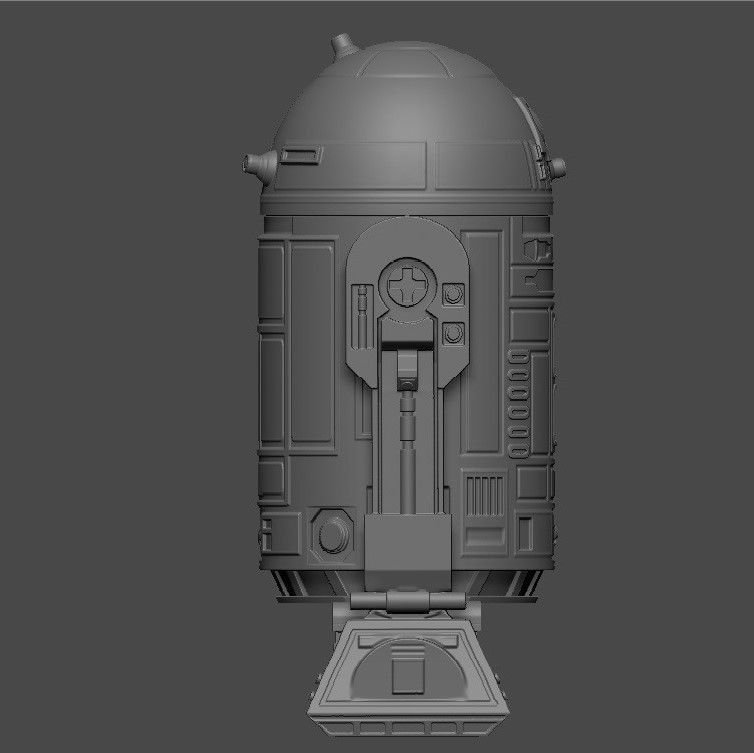 Star Wars - R2D2 Container for 3D Printing 3D model_1