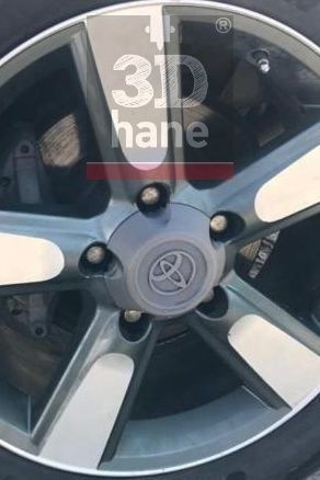 Toyota Land Cruiser Wheel Center Cap 3D print model_1