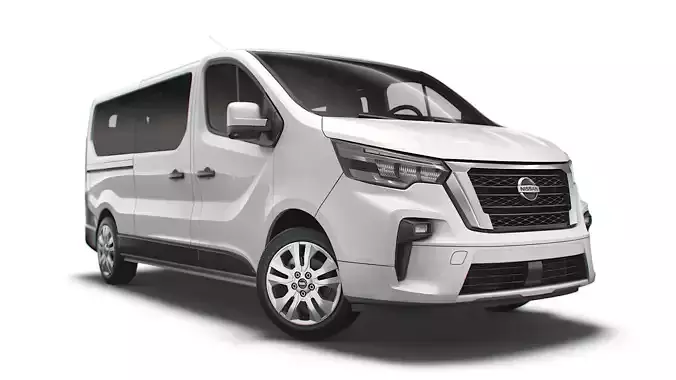 Nissan NV 300 Minibus LWB 2021 3D model