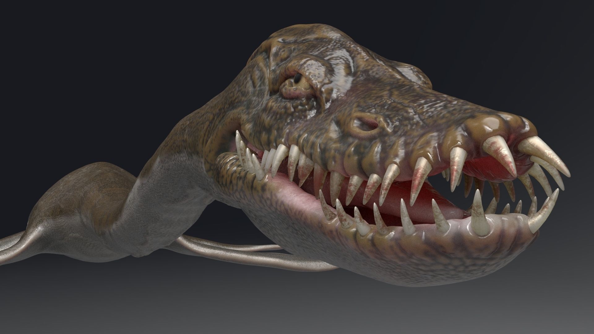 Dinosaur  Styxosaurus Model 27 Animations UNITY - UNREAL ENGINE Low-poly 3D model_17