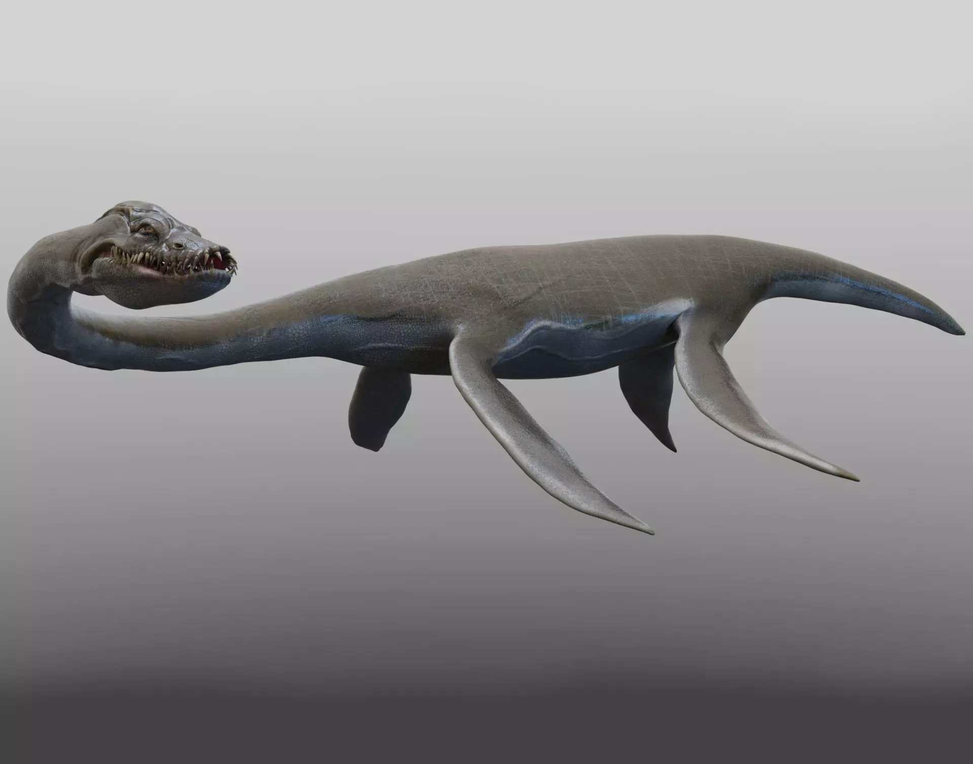 Dinosaur  Styxosaurus Model 27 Animations UNITY - UNREAL ENGINE Low-poly 3D model_0