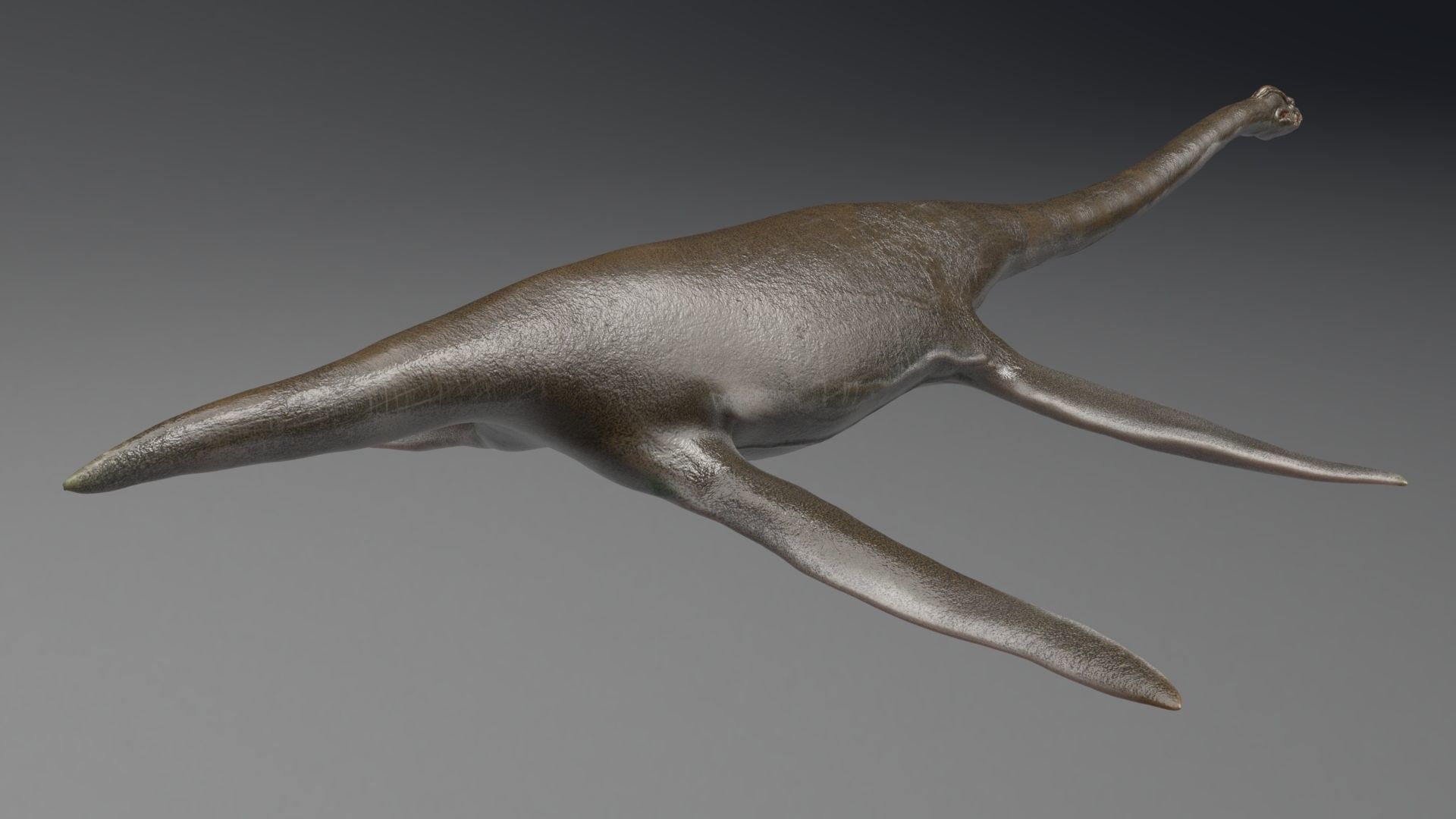 Dinosaur  Styxosaurus Model 27 Animations UNITY - UNREAL ENGINE Low-poly 3D model_19