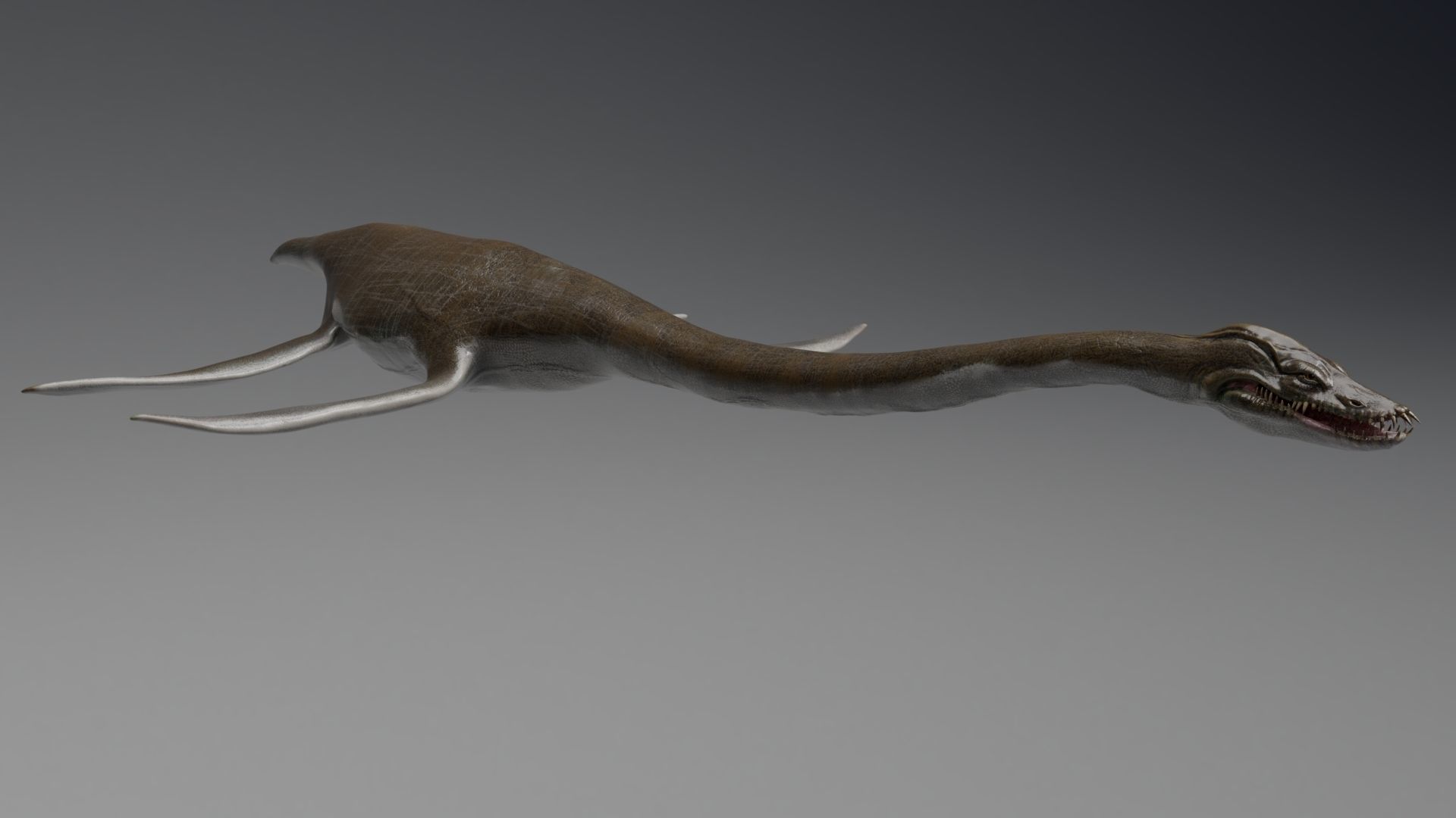 Dinosaur  Styxosaurus Model 27 Animations UNITY - UNREAL ENGINE Low-poly 3D model_5