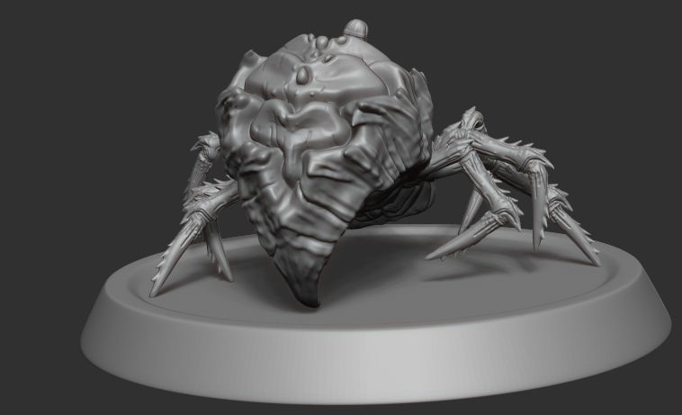 Girl spider trap 3D model_17