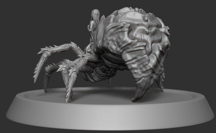 Girl spider trap 3D model_18