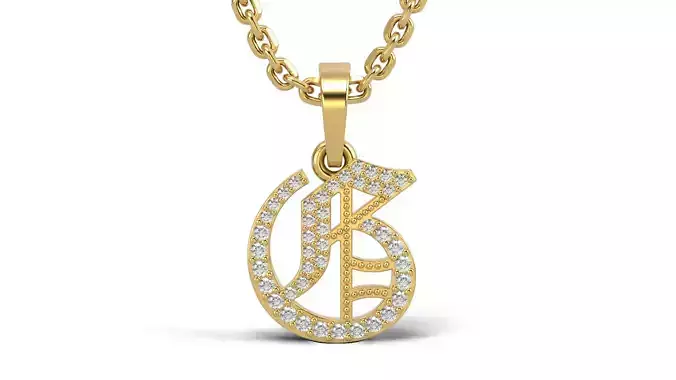 Old English G stone and solid V 2 