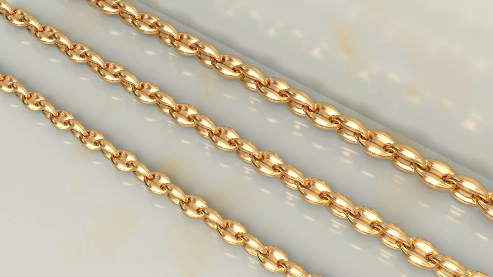 Gucci Sailor Chain link Necklace 3D print model_0