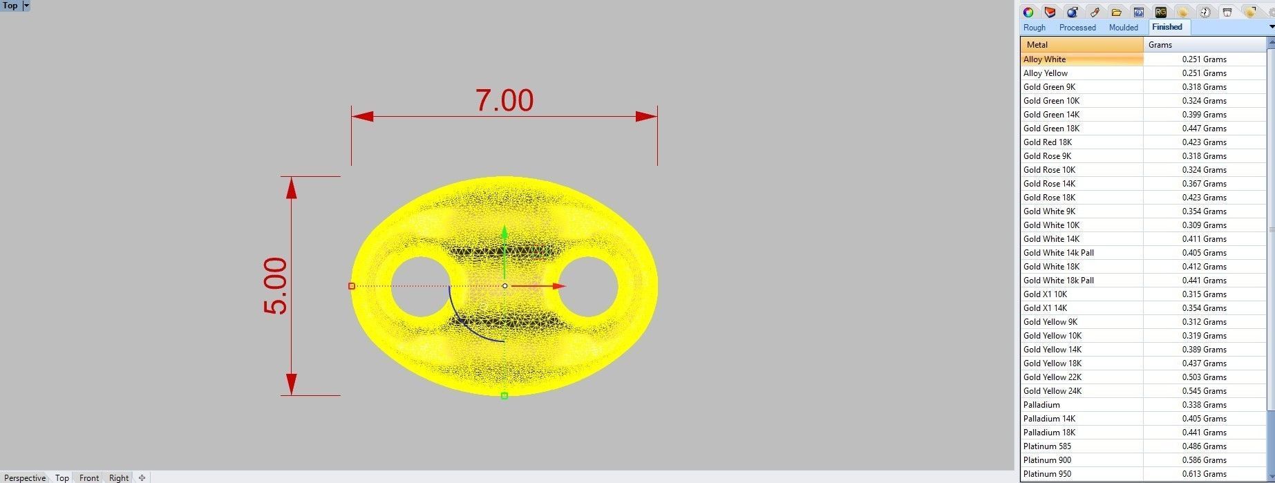 Gucci Sailor Chain link Necklace 3D print model_3