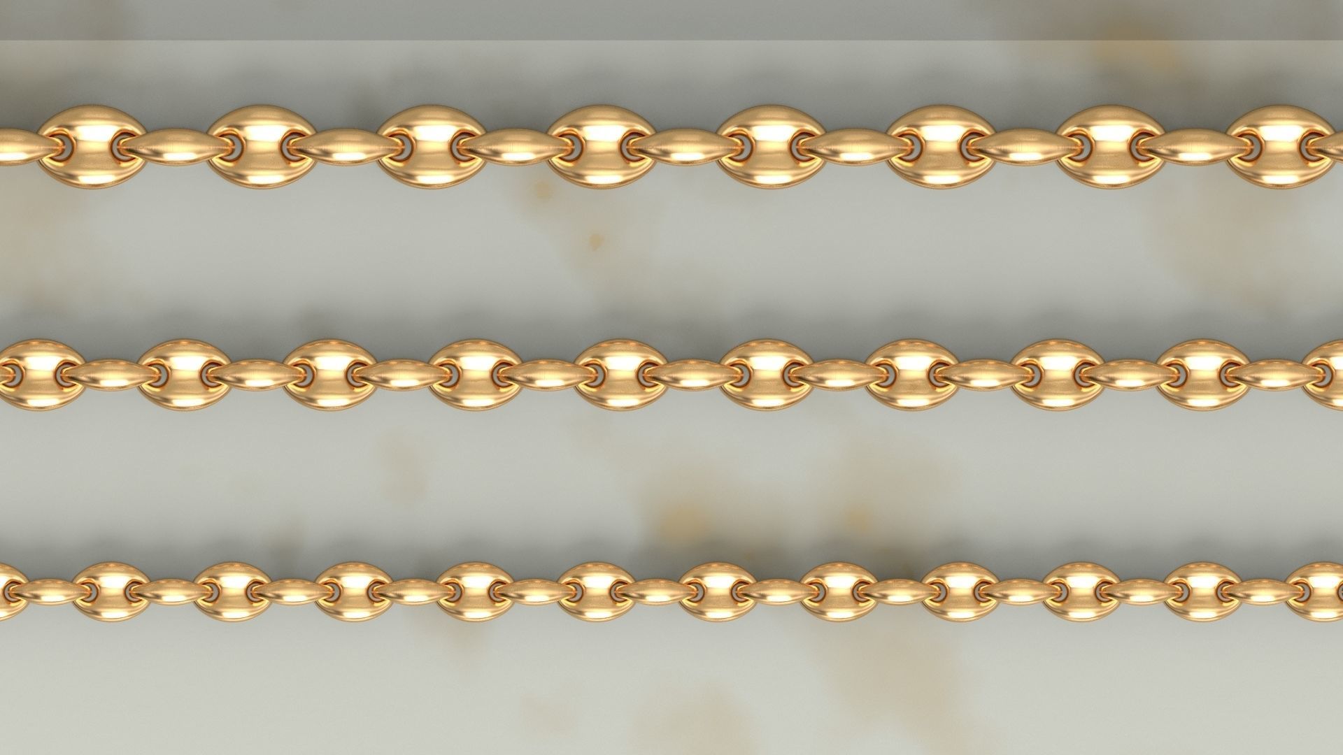 Gucci Sailor Chain link Necklace 3D print model_2