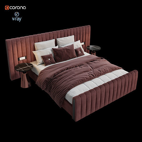 ARCHILINE Design Studio - CM - Bed 05 3D model