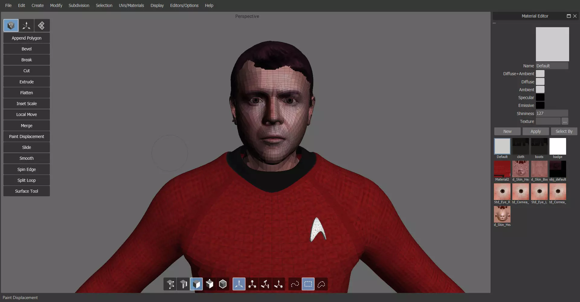 STAR TREK SCOTTY 3D MODEL Free 3D model