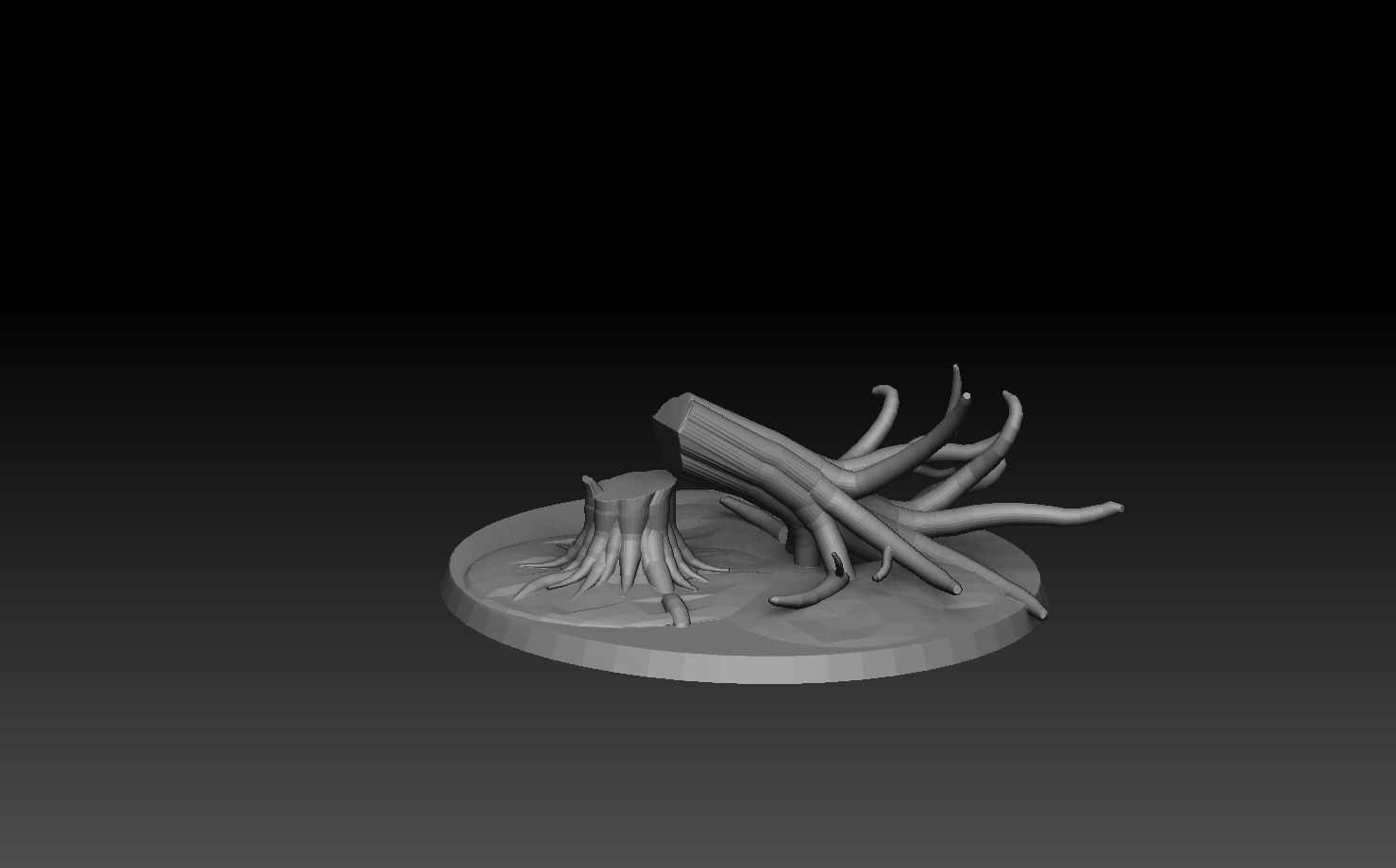Base Megapack Forest Of The Dead 3D print model_5