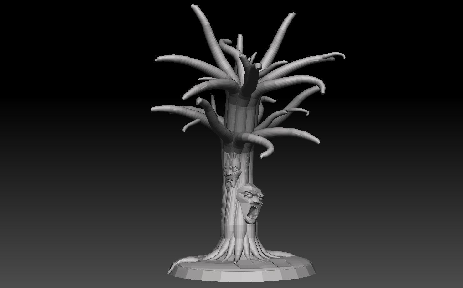 Base Megapack Forest Of The Dead 3D print model_2