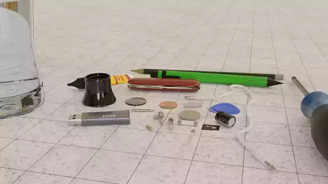 Small insignificant objects 3D model