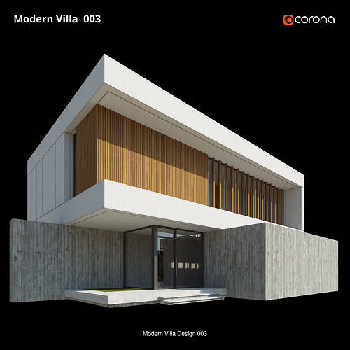 Modern Villa Design - 9 models 3D Model Pack 2