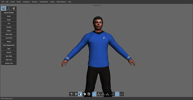 STAR TREK BONES 3D MODEL Free 3D model