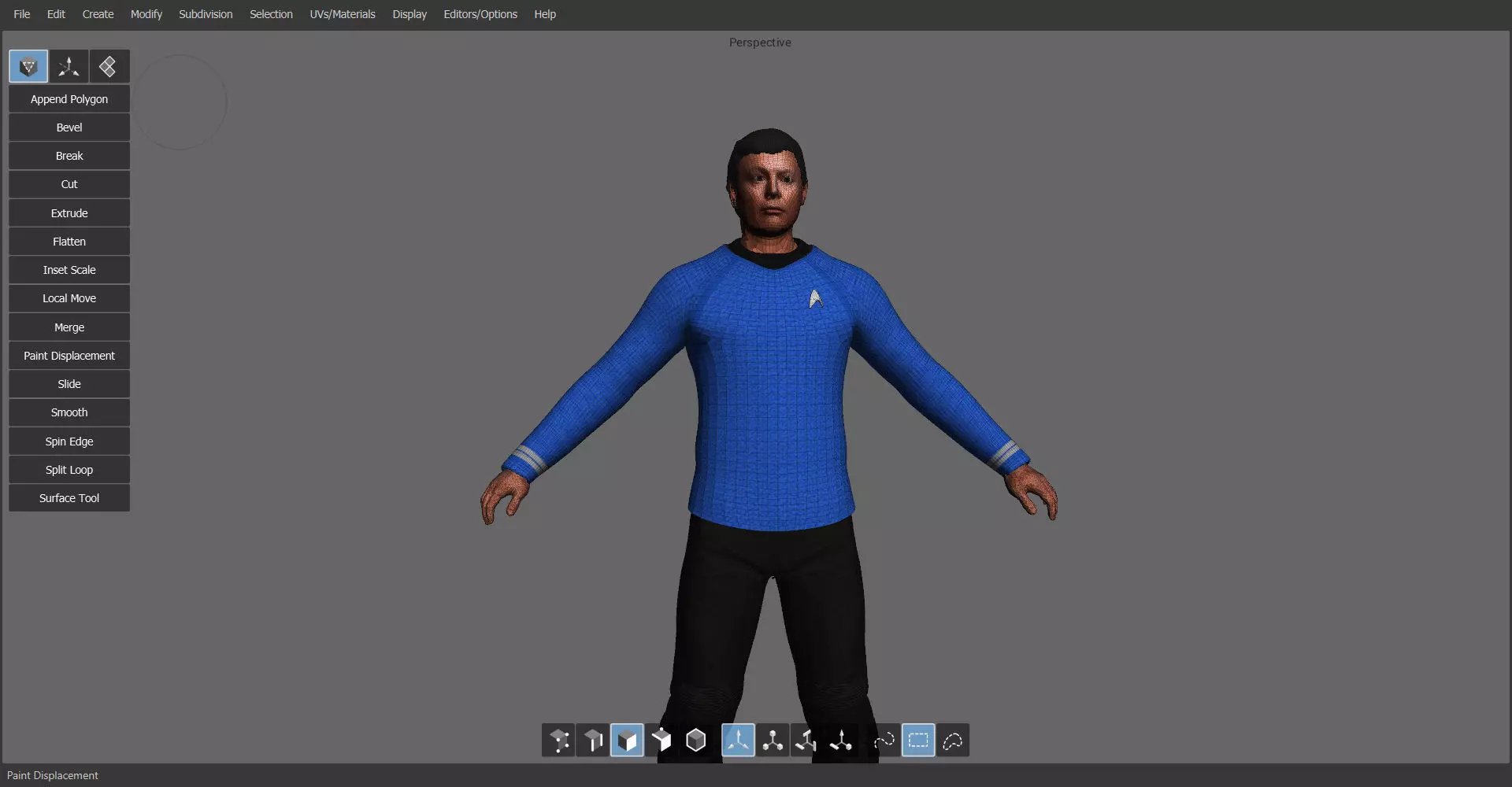 STAR TREK BONES 3D MODEL Free 3D model