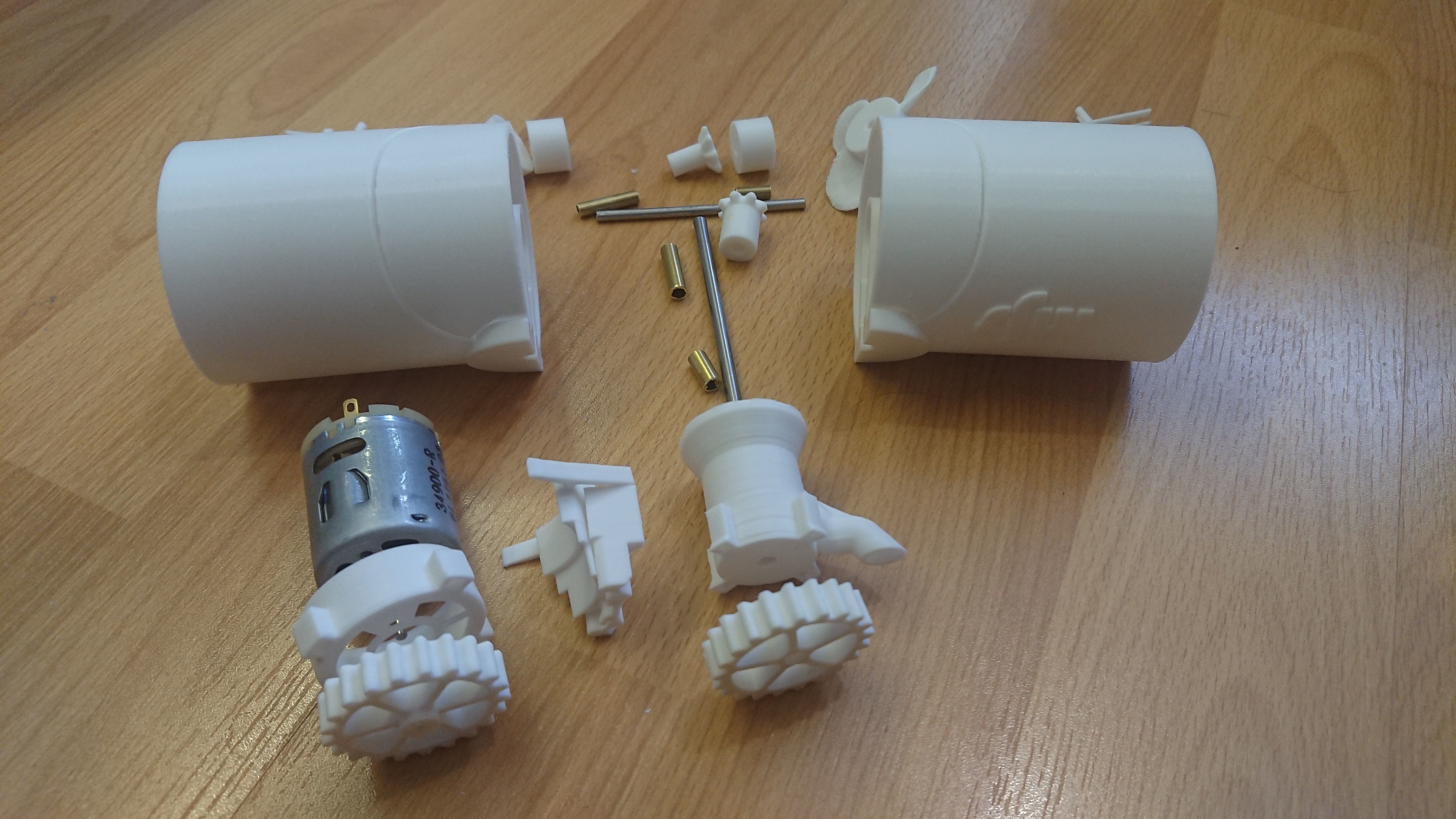 mjs2008 Bow Thruster 30-50mm 3D print model_2