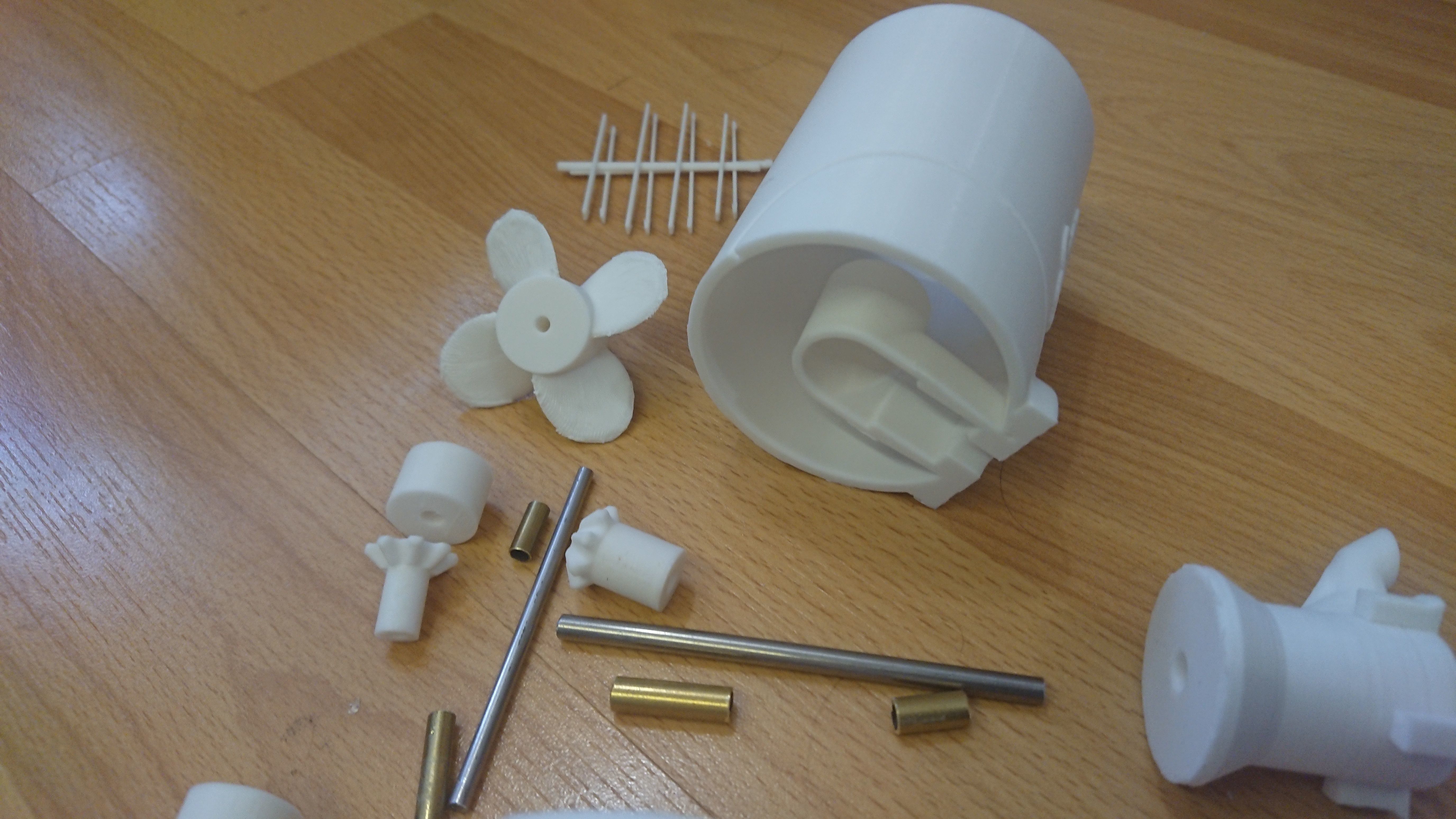 mjs2008 Bow Thruster 30-50mm 3D print model_3