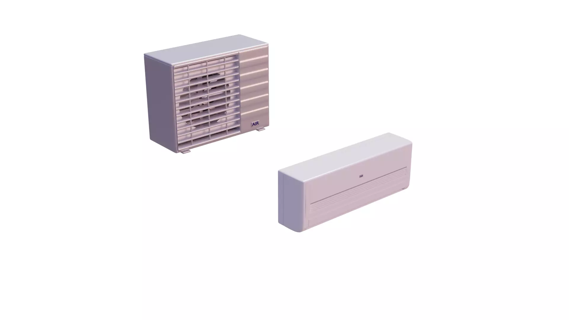 Airconditioning unit Free 3D model