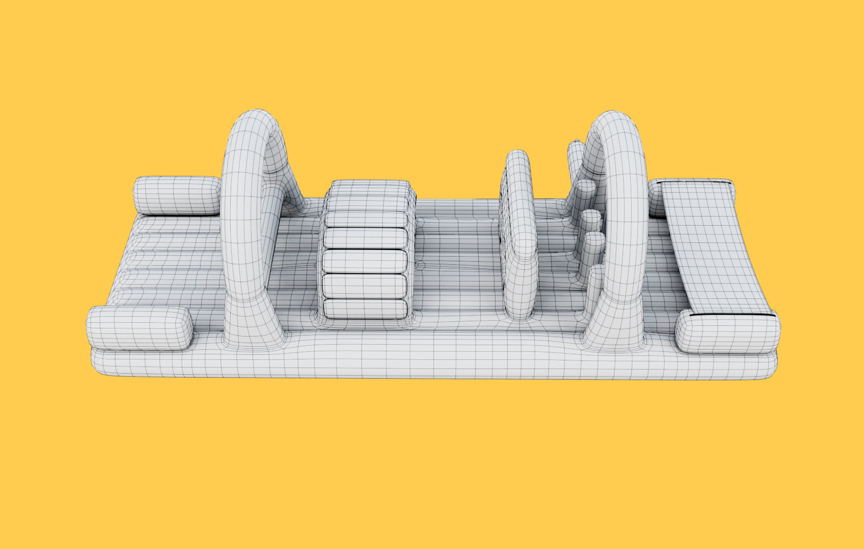 Survival Inflatable - Bouncy Low-poly 3D model_32