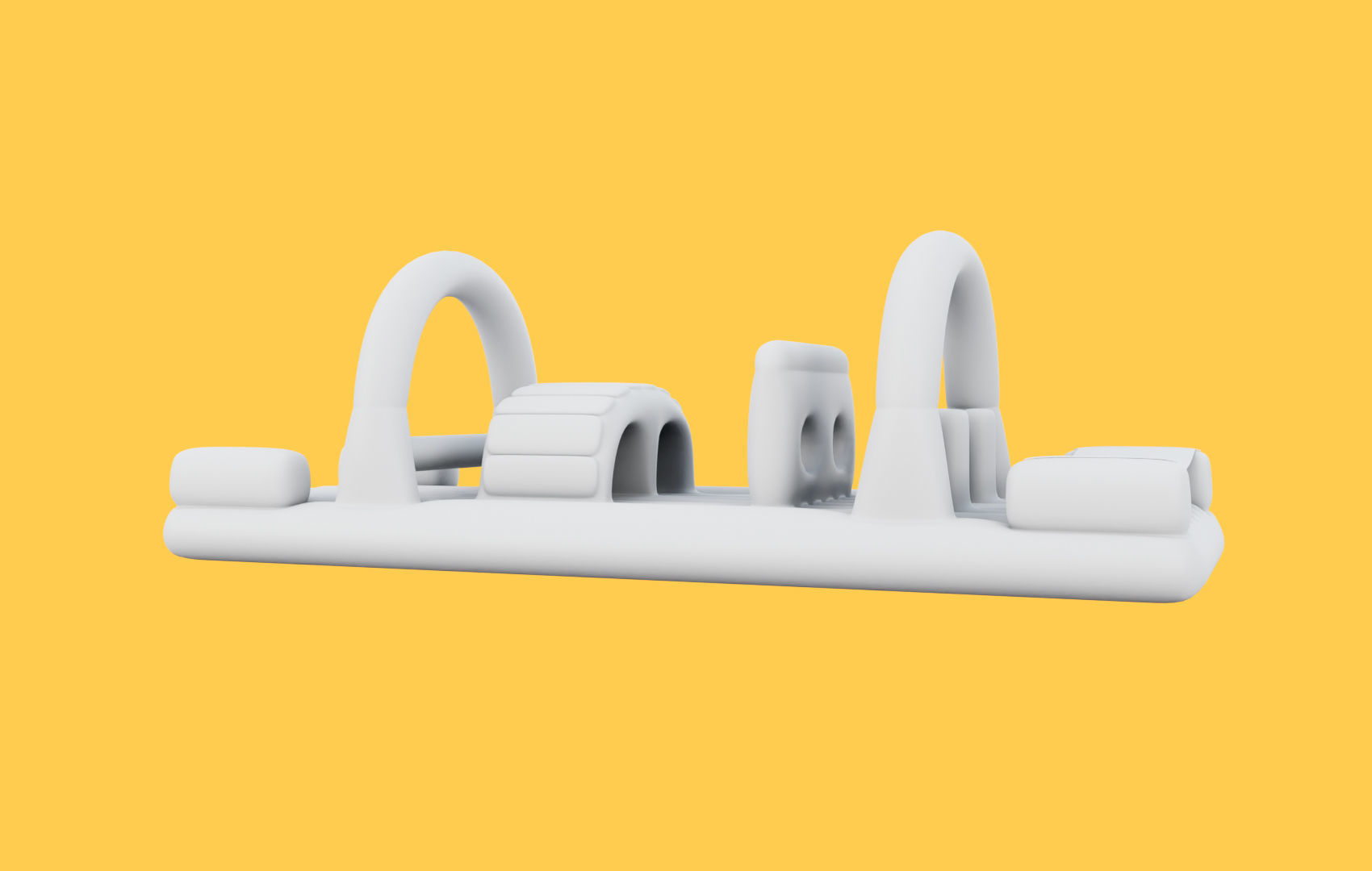 Survival Inflatable - Bouncy Low-poly 3D model_28