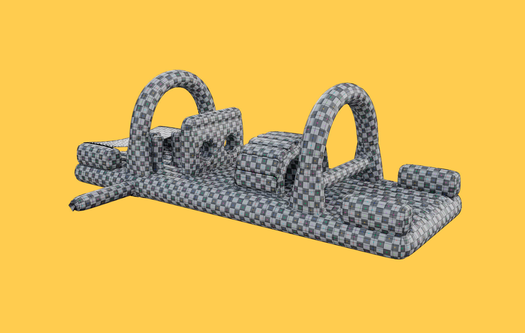 Survival Inflatable - Bouncy Low-poly 3D model_27