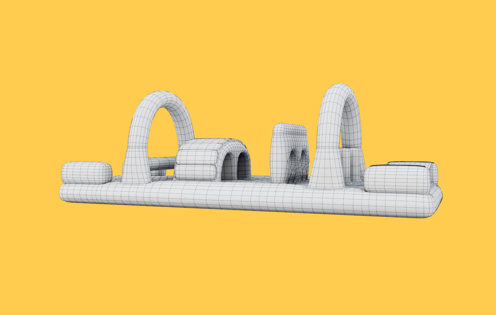 Survival Inflatable - Bouncy Low-poly 3D model_29