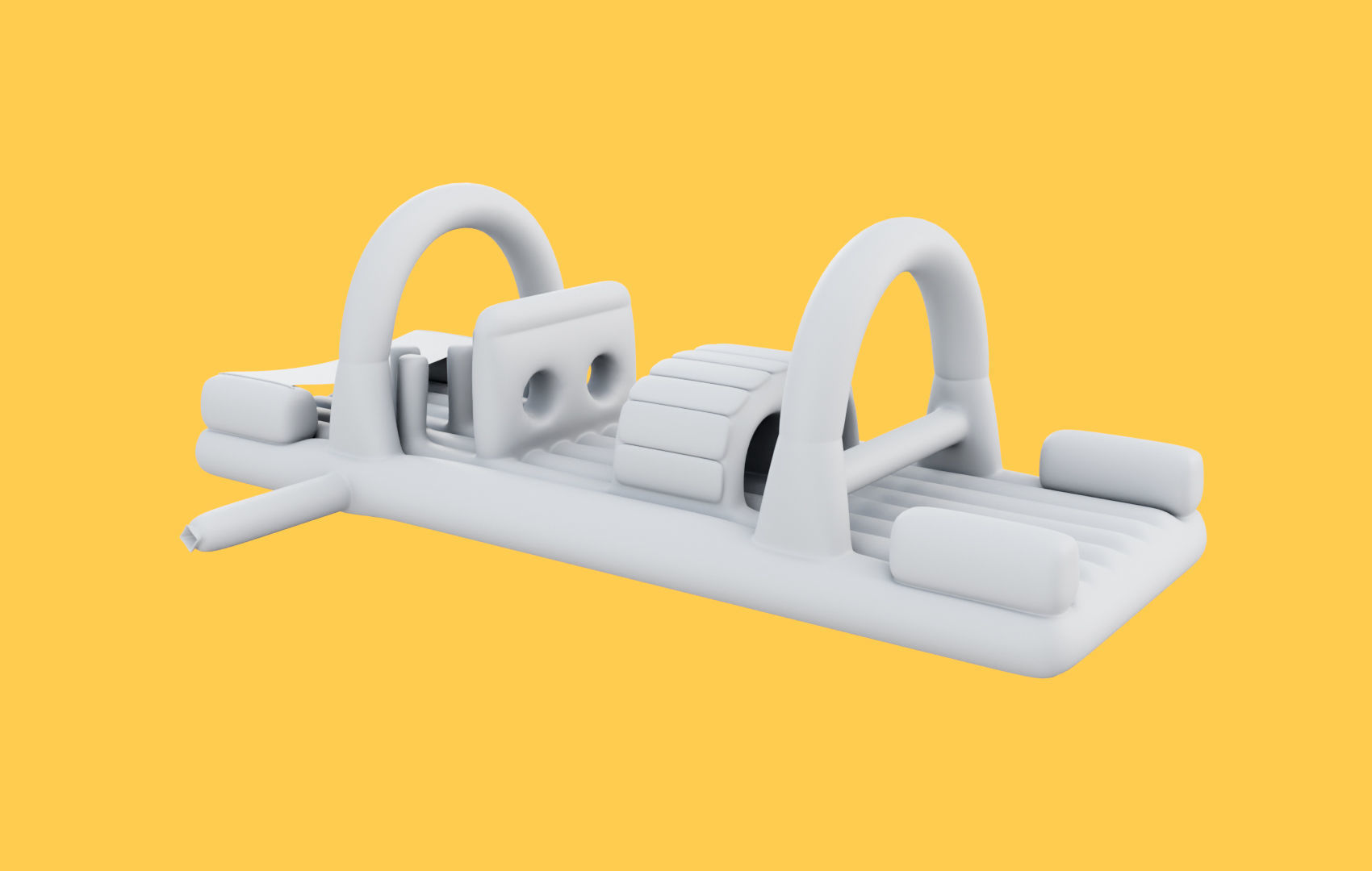 Survival Inflatable - Bouncy Low-poly 3D model_19