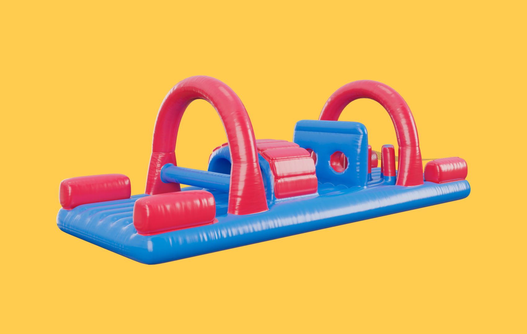 Survival Inflatable - Bouncy Low-poly 3D model_7
