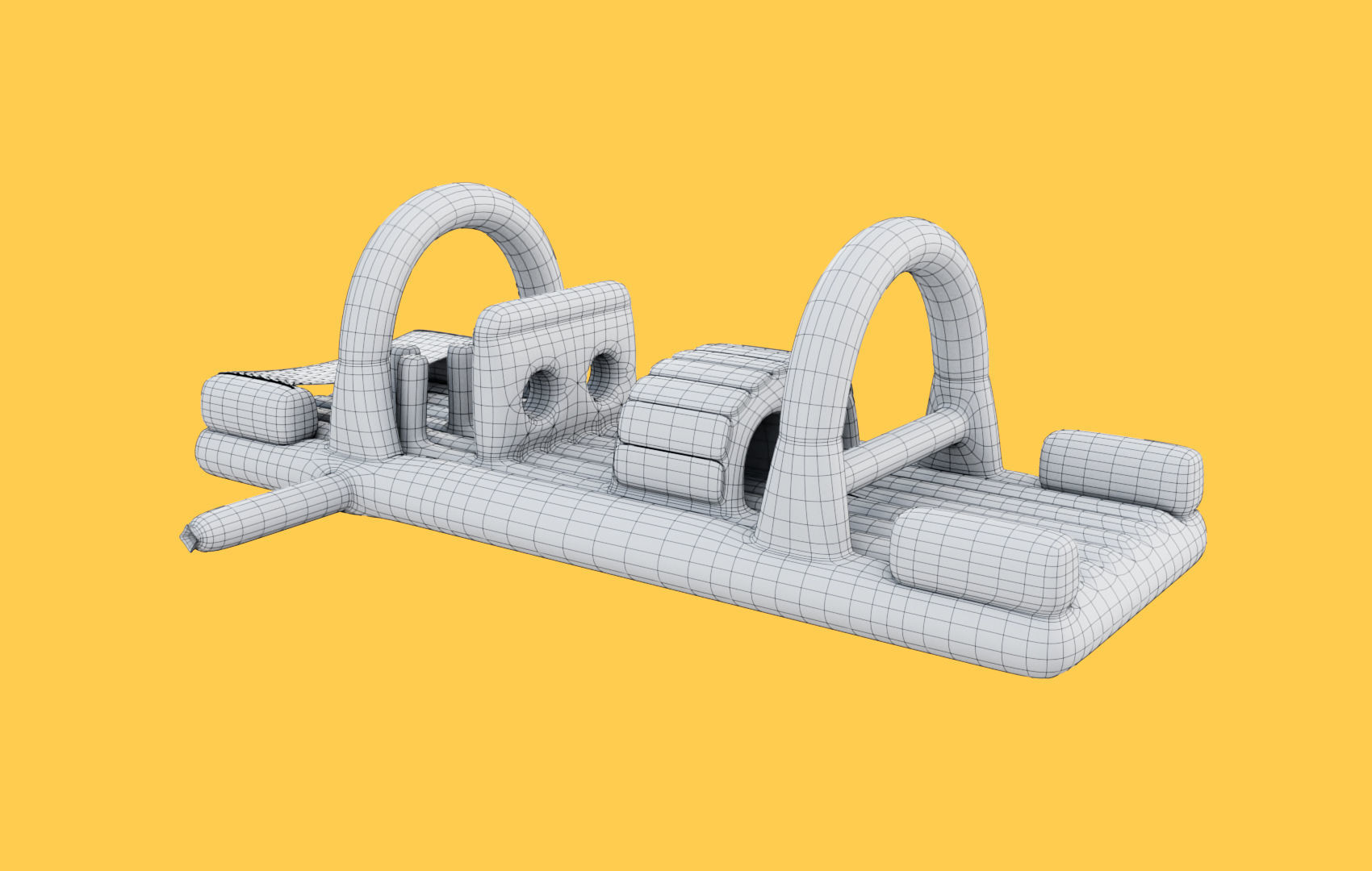 Survival Inflatable - Bouncy Low-poly 3D model_12