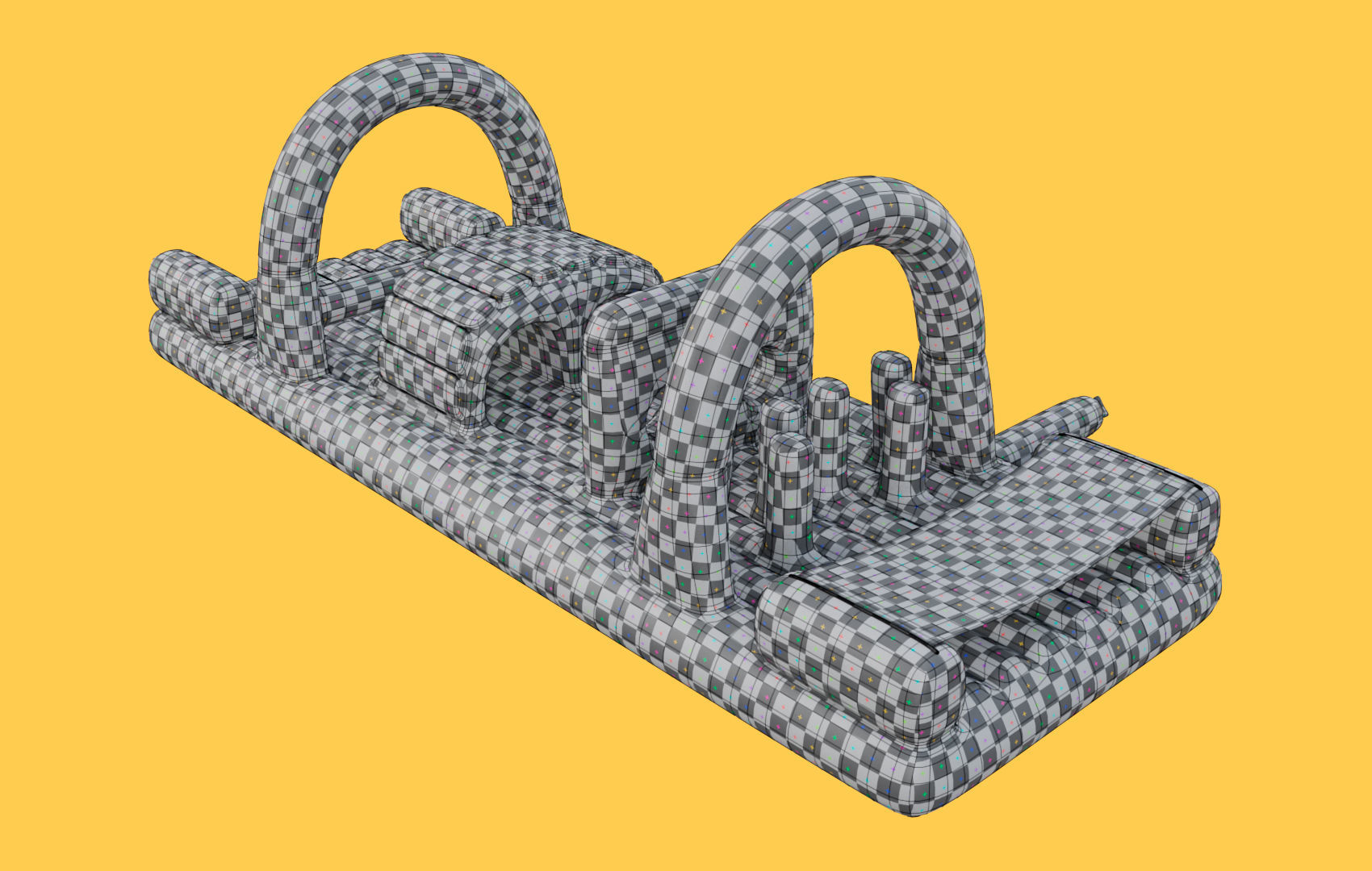 Survival Inflatable - Bouncy Low-poly 3D model_36