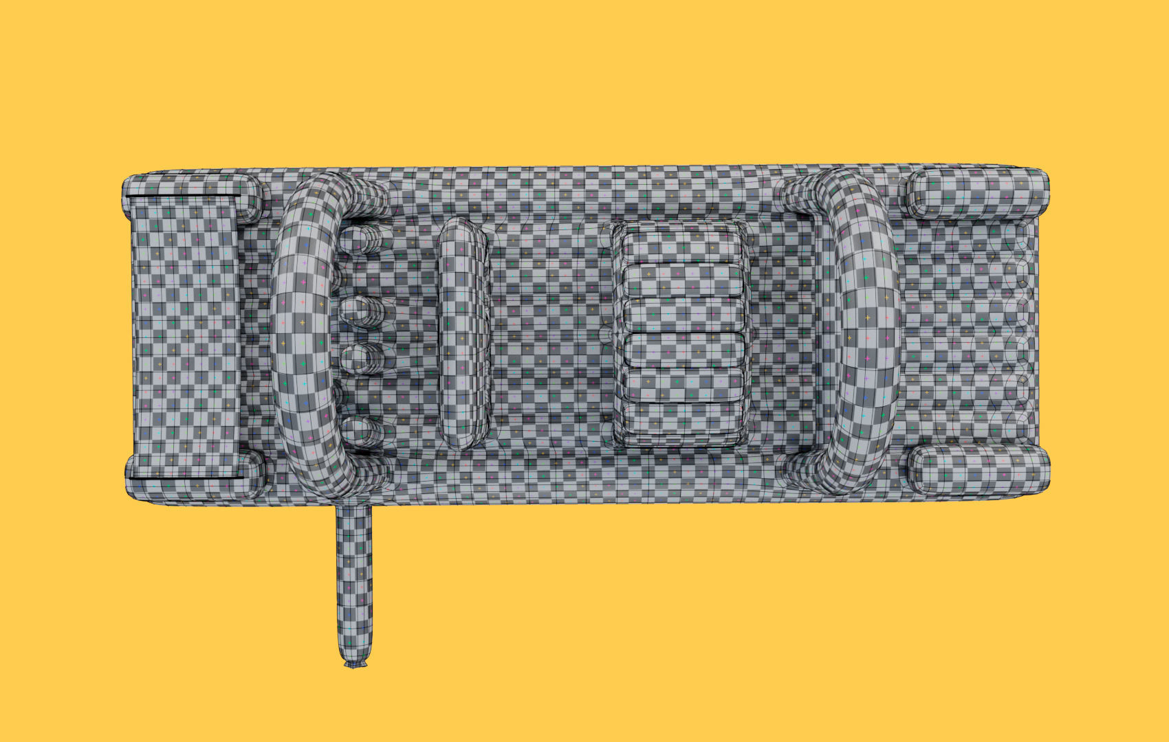 Survival Inflatable - Bouncy Low-poly 3D model_13