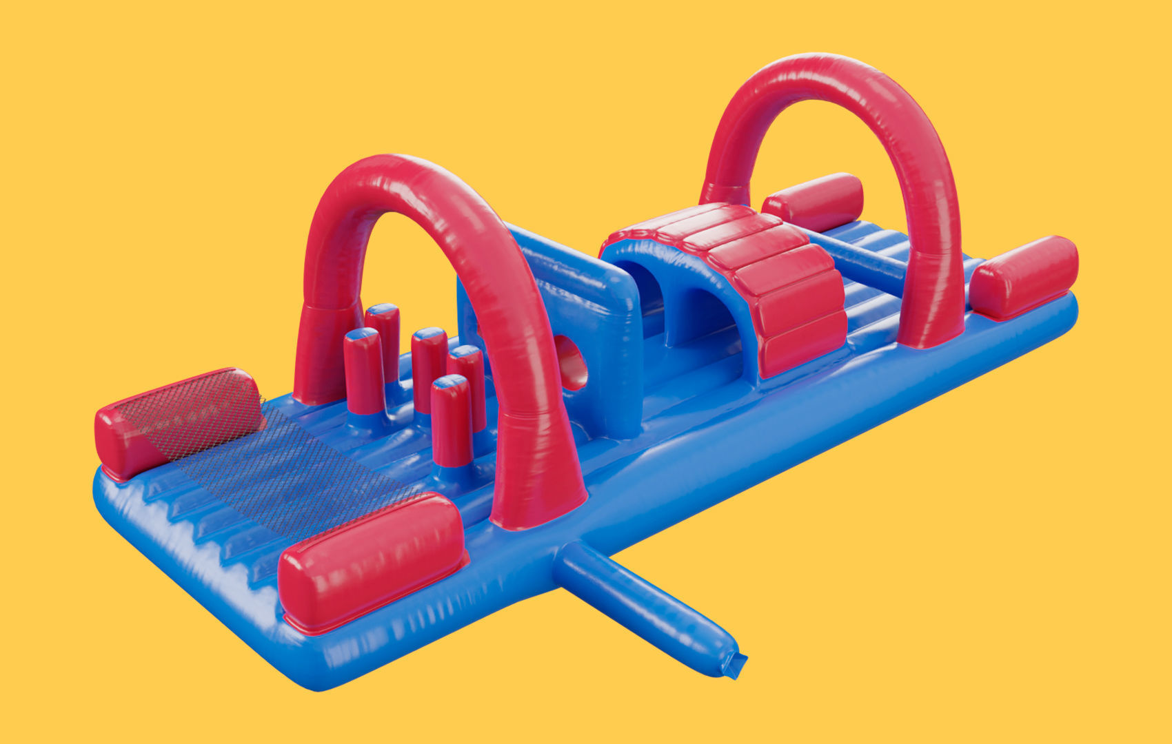 Survival Inflatable - Bouncy Low-poly 3D model_4