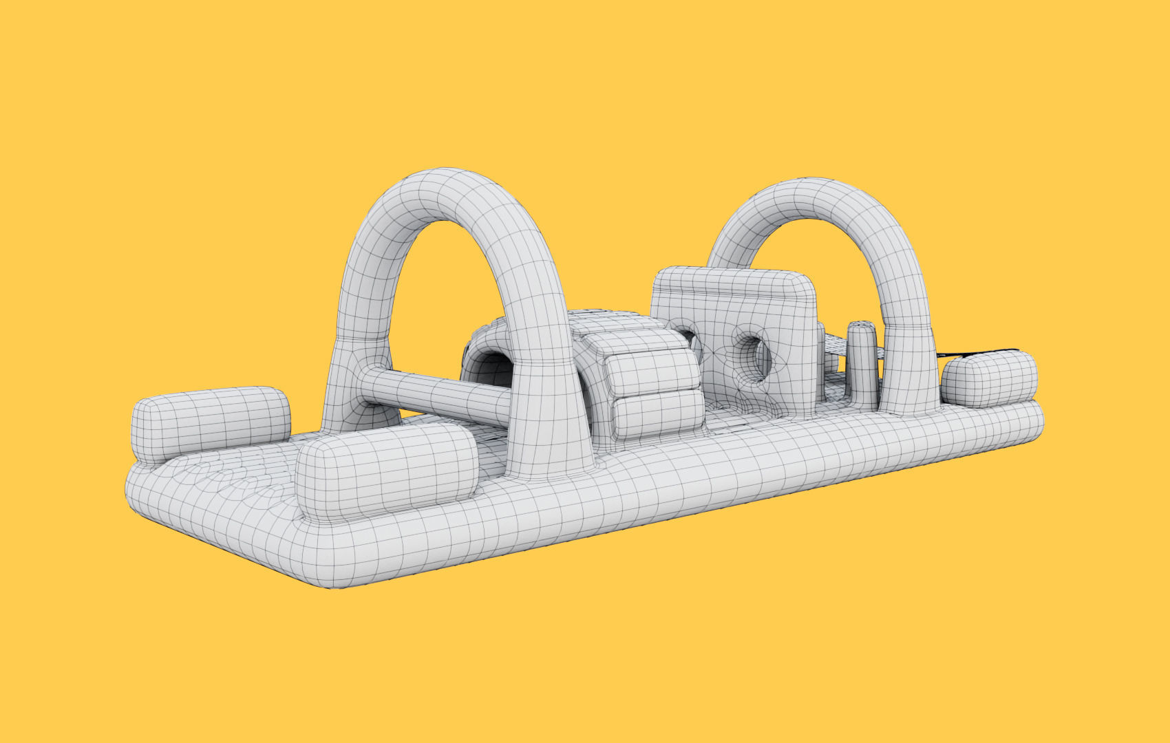 Survival Inflatable - Bouncy Low-poly 3D model_35