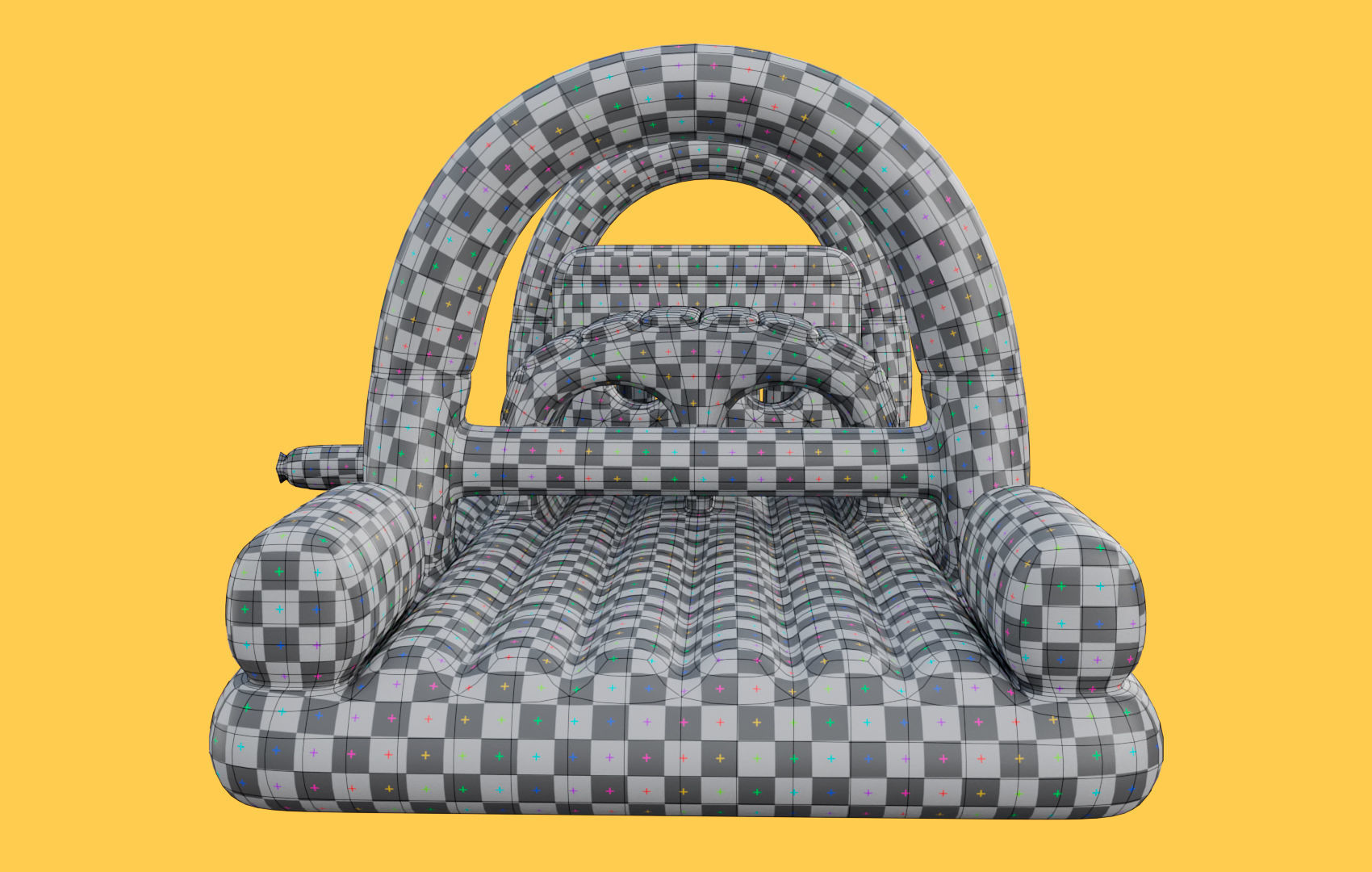 Survival Inflatable - Bouncy Low-poly 3D model_21