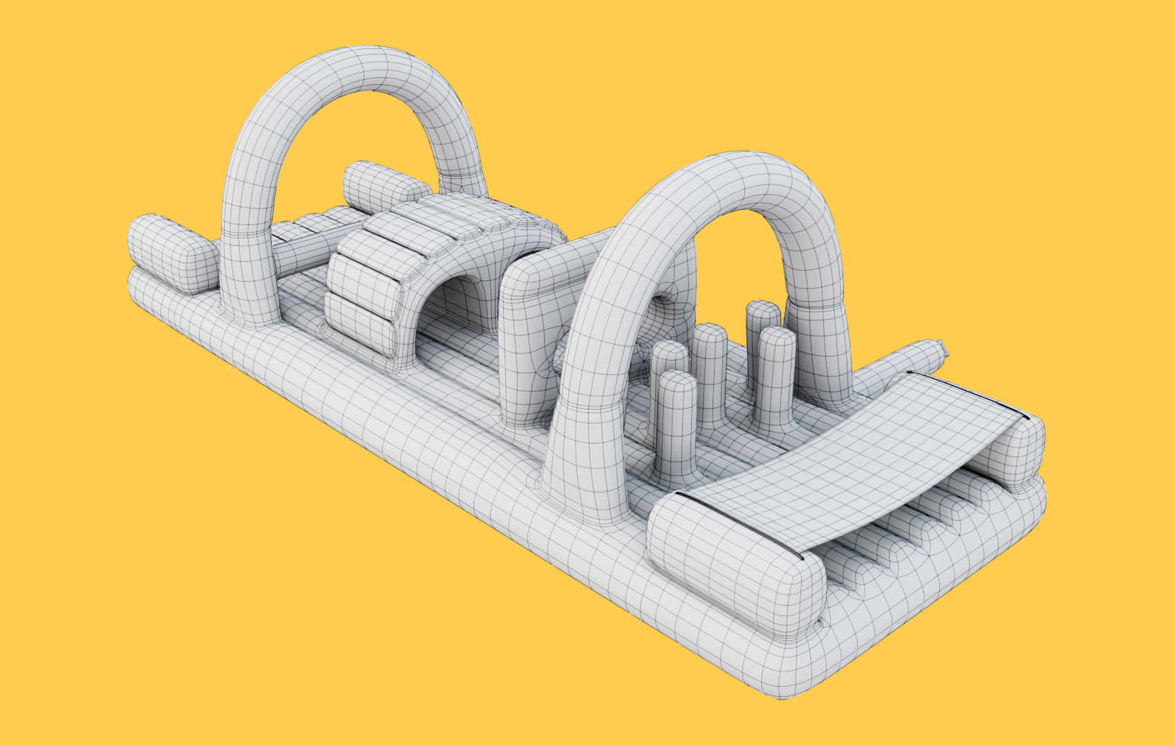 Survival Inflatable - Bouncy Low-poly 3D model_26